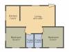 MS Banyan Tree (2BHK+2T (793 sq ft)   Pooja Room 793 sq ft)