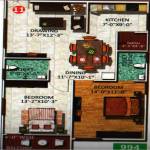 Brundavanam (2BHK+2T (994 sq ft) 994 sq ft) Brundavanam (2BHK+2T (994 sq ft) 994 sq ft)