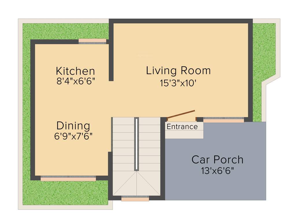Jansen Nivaas Nivriti (2BHK+2T (968 sq ft) 968 sq ft)