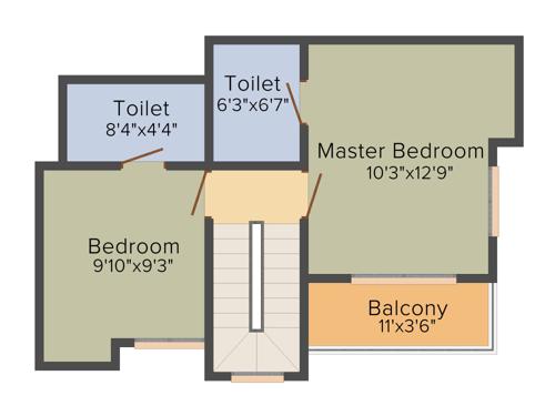 Jansen Nivaas Nivriti (2BHK+2T (968 sq ft) 968 sq ft) Jansen Nivaas Nivriti (2BHK+2T (968 sq ft) 968 sq ft)