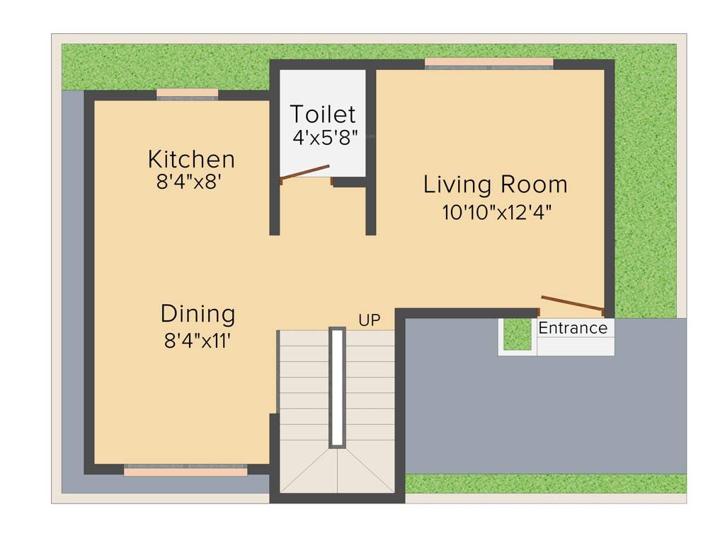 Jansen Nivaas Nivriti (3BHK+3T (1,135 sq ft) 1135 sq ft)