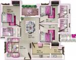 Jewel Capital (3BHK+3T (1,235 sq ft) 1235 sq ft)