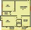 Uniplus Roseberry (2BHK+2T (936 sq ft) 936 sq ft)