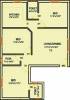 Uniplus Roseberry (3BHK+2T (1,099 sq ft) + Pooja Room 1099 sq ft)
