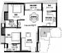 Seiken Victoria (2BHK+2T (1,142 sq ft) 1142 sq ft)