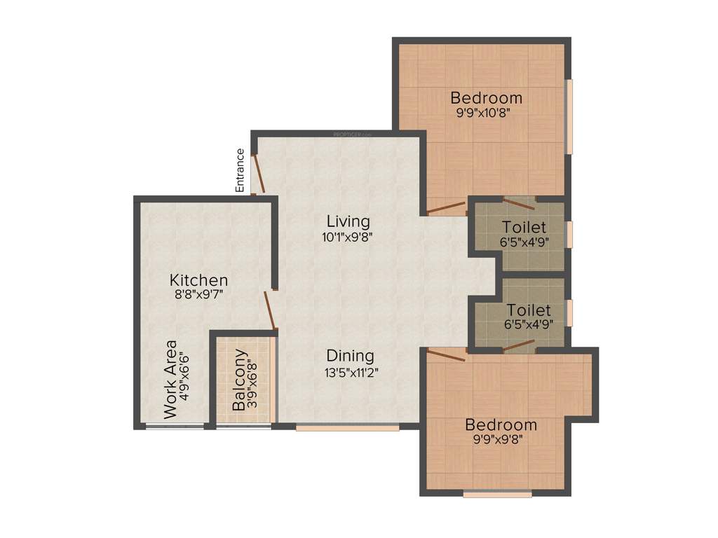 Gokulam Akila And Akula (2BHK+2T (904 sq ft) 904 sq ft)