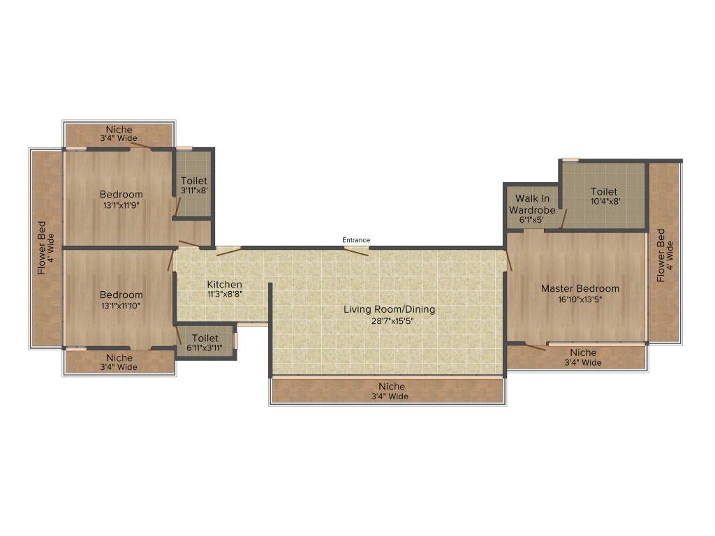 Gorwani Palacio (3BHK+4T (2,000 sq ft) 2000 sq ft)