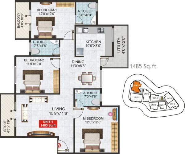  tower Floor Plan Floor Plan