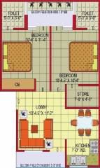 Primary Estates Micro Homes (2BHK+2T (756 sq ft) 756 sq ft)