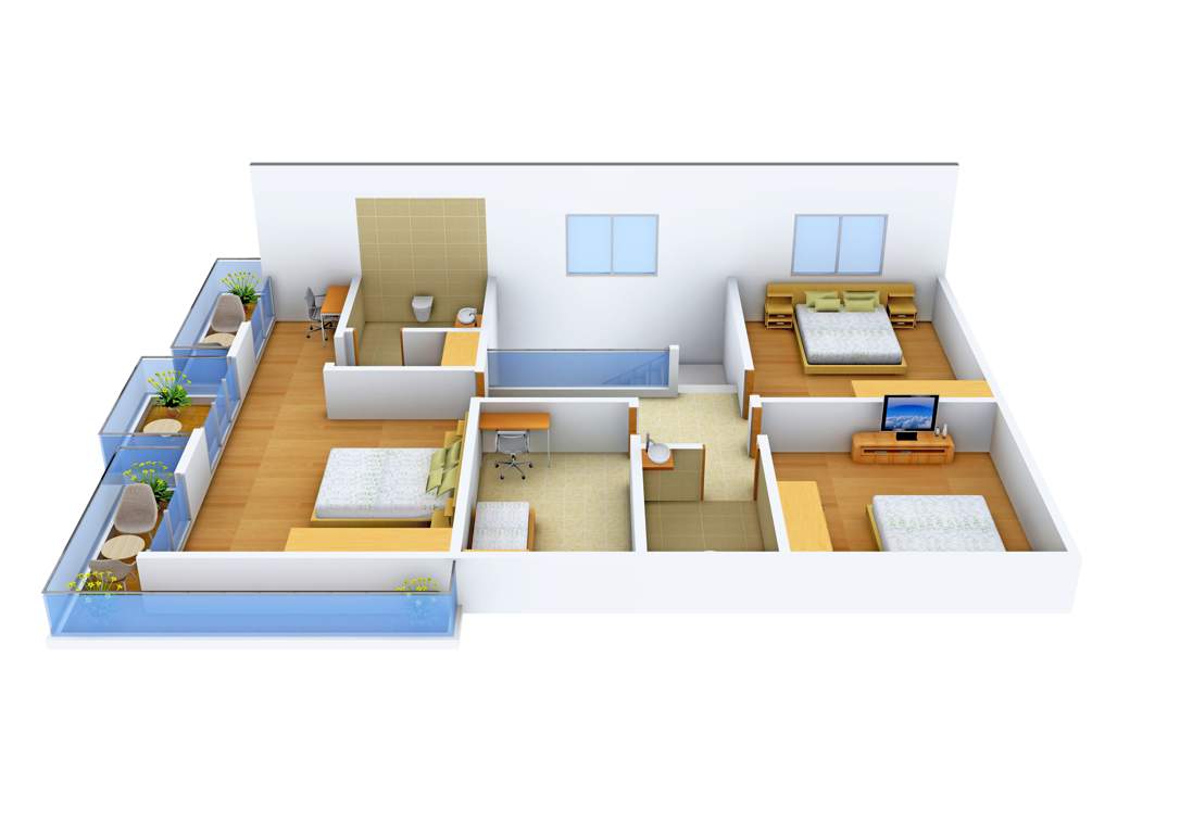 Dream Avenue Villa (4BHK+4T (2,569 sq ft)   Study Room 2569 sq ft)