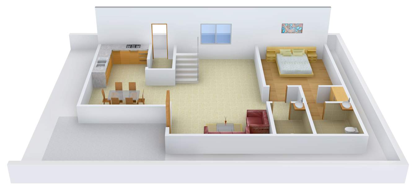 Dream Avenue Villa (4BHK+4T (2,569 sq ft)   Study Room 2569 sq ft)