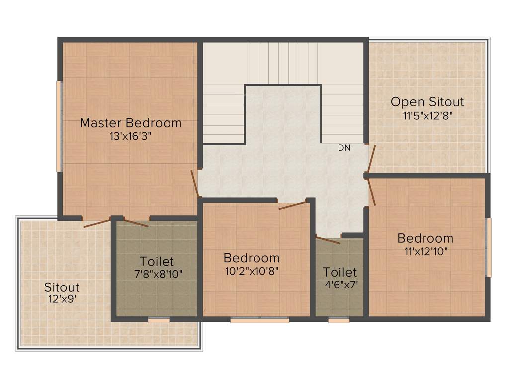 Dream Avenue Villa (4BHK+4T (2,162 sq ft) 2162 sq ft)