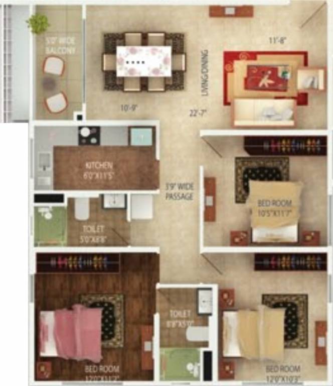 Oswal Orchard 126 (3BHK+3T (1,309 sq ft) 1309 sq ft) Oswal Orchard 126 (3BHK+3T (1,309 sq ft) 1309 sq ft)