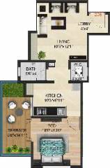Meghaswana Bhakti Divine (1BHK+2T (615 sq ft) 615 sq ft) Meghaswana Bhakti Divine (1BHK+2T (615 sq ft) 615 sq ft)