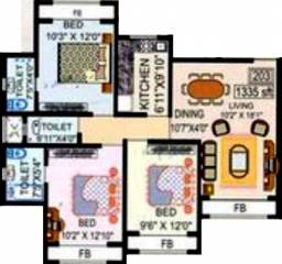 Sonal Dev Con Pvt Ltd Radhe Krishna Apartment (3BHK+3T (1,335 sq ft) 1335 sq ft)