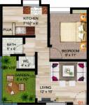 Meghaswana Bhakti Serene (1BHK+2T (475 sq ft) 475 sq ft)