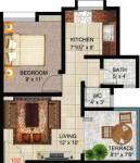 Meghaswana Bhakti Serene (1BHK+2T (529 sq ft) 529 sq ft)