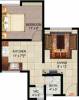 Meghaswana Bhakti Serene (1BHK+2T (488 sq ft) 488 sq ft)