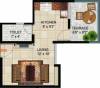 Meghaswana Bhakti Serene (1BHK+1T (386 sq ft) 386 sq ft)