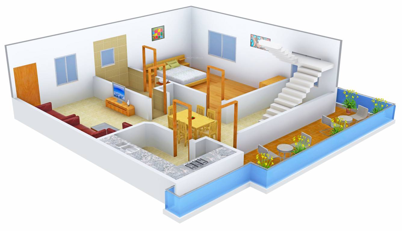 Omega Orchid Heights (3BHK+3T (2,200 sq ft) + Study Room 2200 sq ft)
