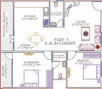 Karnataka Sai Chandra Residency (2BHK+2T (1,260 sq ft) 1260 sq ft)