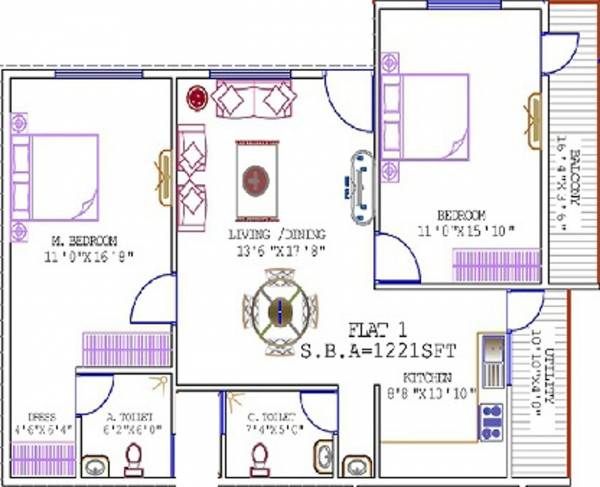 Karnataka Sai Sudha Residency (2BHK+2T (1,221 sq ft) 1221 sq ft) Karnataka Sai Sudha Residency (2BHK+2T (1,221 sq ft) 1221 sq ft)