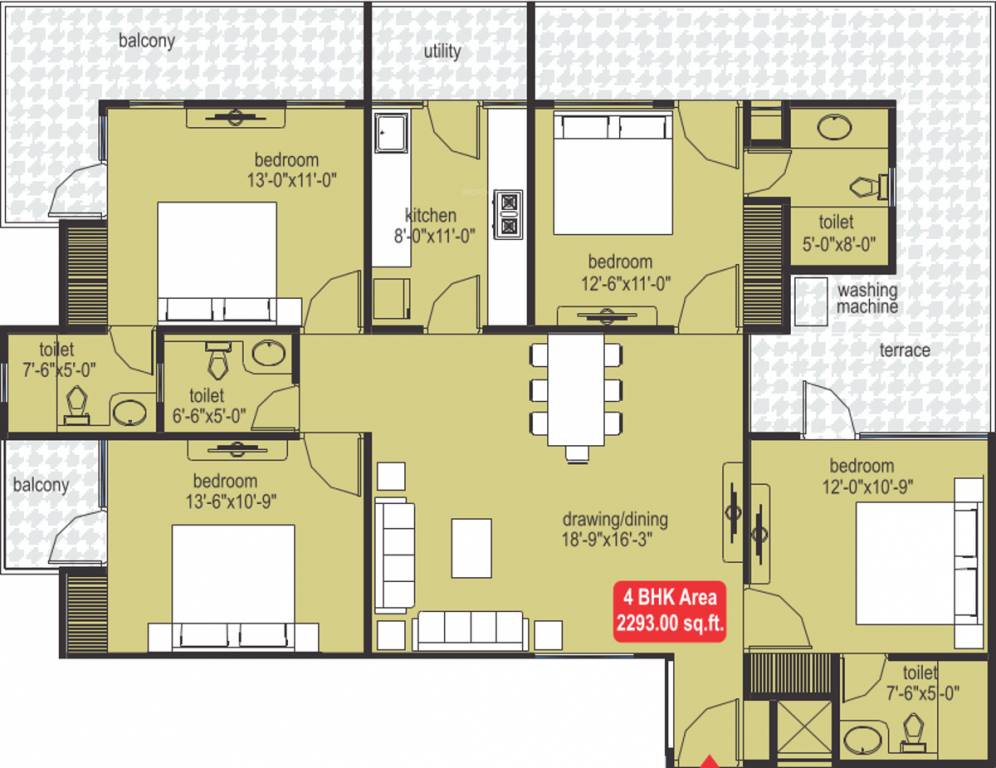 Mojika Midas Touch (4BHK+4T (2,293 sq ft) 2293 sq ft) Mojika Midas Touch (4BHK+4T (2,293 sq ft) 2293 sq ft)