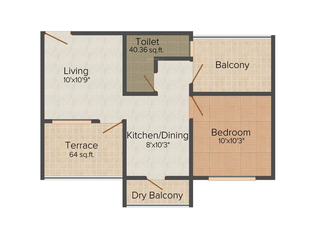 Om Sai Shiv Sai (1BHK+1T (660 sq ft) 660 sq ft)