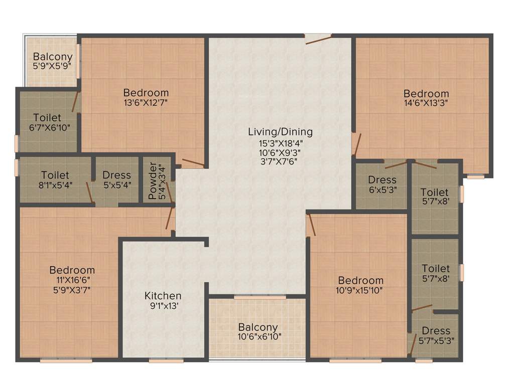 Shivgyan Luxora (4BHK+5T (2,350 sq ft) 2350 sq ft)