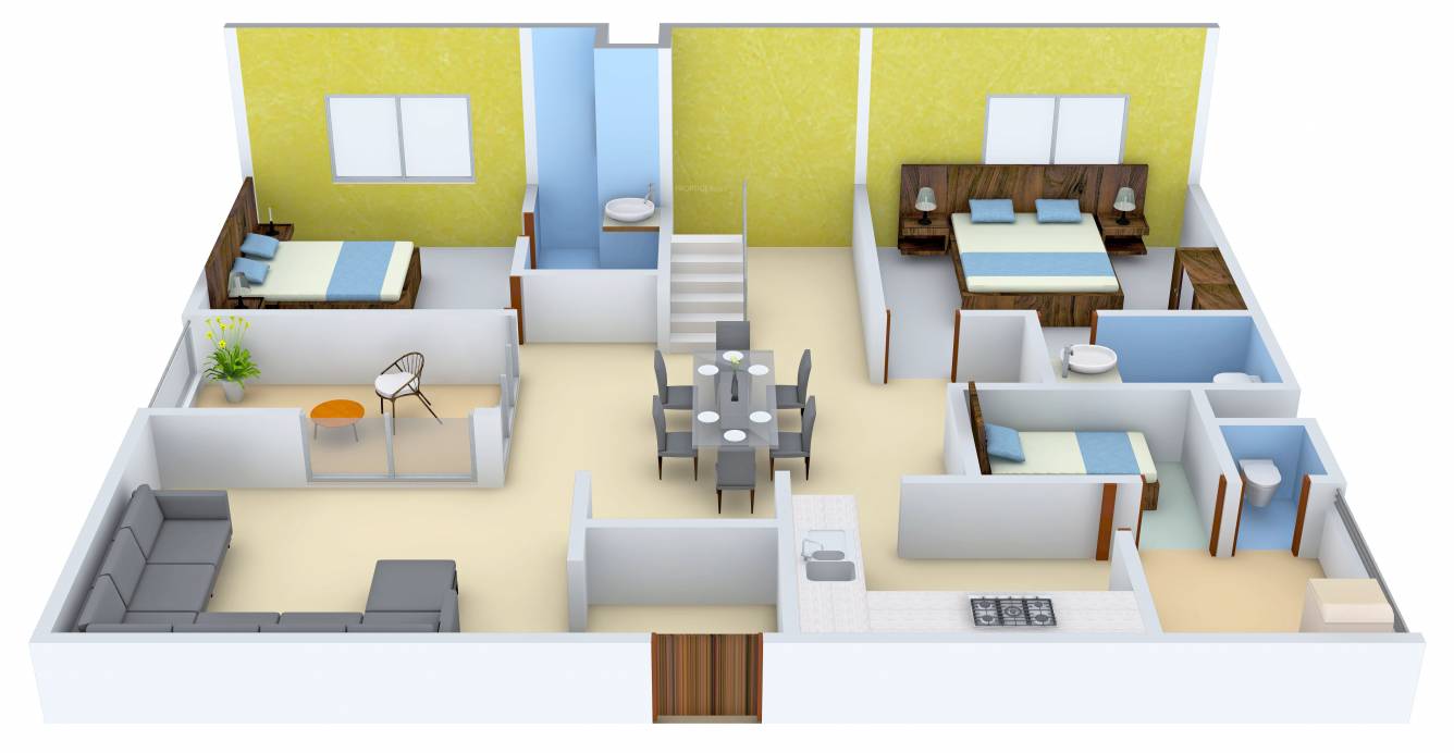 Skylark Ithaca (4BHK+5T (3,060 sq ft) 3060 sq ft)