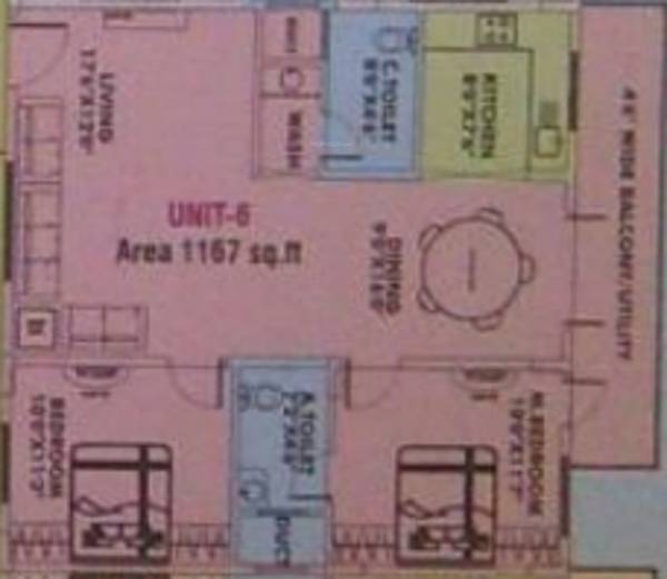 Aarush Arya (2BHK+2T (1,167 sq ft) 1167 sq ft) Aarush Arya (2BHK+2T (1,167 sq ft) 1167 sq ft)