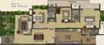 Malabar Grand Oak (2BHK+3T (1,944 sq ft) + Study Room 1944 sq ft)