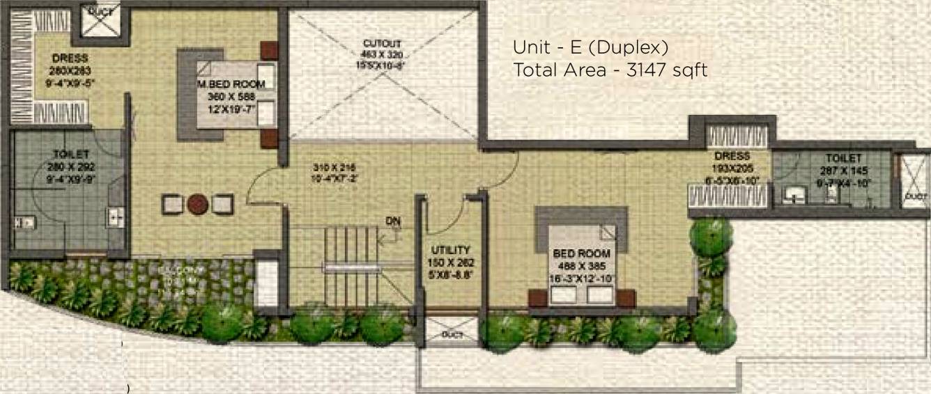 Malabar Grand Oak (3BHK+5T (3,147 sq ft) + Servant Room 3147 sq ft) Malabar Grand Oak (3BHK+5T (3,147 sq ft) + Servant Room 3147 sq ft)