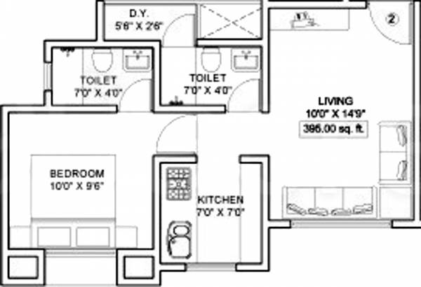 Squarefeet Grand Square (1BHK+2T (396 sq ft) 396 sq ft) Squarefeet Grand Square (1BHK+2T (396 sq ft) 396 sq ft)