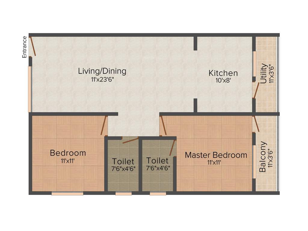 Prasiddhi Enclave (2BHK+2T (1,020 sq ft) 1020 sq ft)