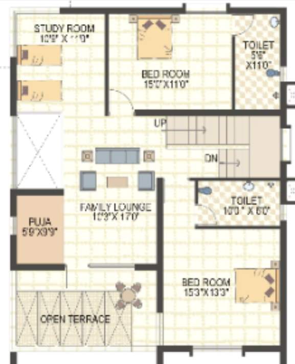  richmond villas Floor Plan First Floor Plan