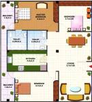 Krishna Kalyan Garden View (3BHK+2T (1,560 sq ft) 1560 sq ft)