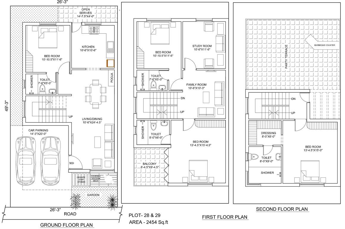 Poomalai The Wind (4BHK+4T (2,454 sq ft) + Study Room 2454 sq ft)