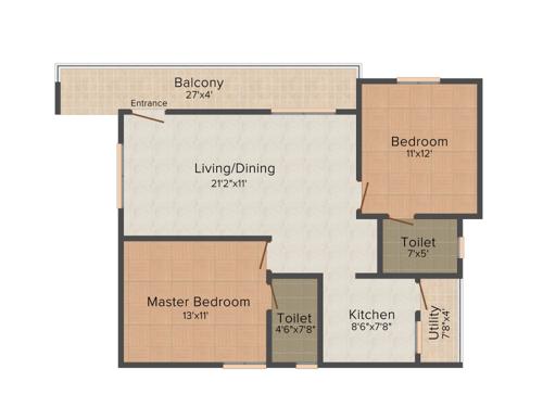 Navajyothi Ruthu (2BHK+2T (1,125 sq ft) 1125 sq ft) Navajyothi Ruthu (2BHK+2T (1,125 sq ft) 1125 sq ft)