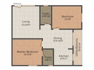 Navajyothi Ruthu (2BHK+2T (1,100 sq ft) 1100 sq ft) Navajyothi Ruthu (2BHK+2T (1,100 sq ft) 1100 sq ft)