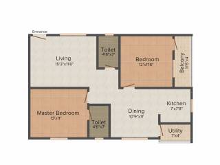 Navajyothi Ruthu (2BHK+2T (1,108 sq ft) 1108 sq ft) Navajyothi Ruthu (2BHK+2T (1,108 sq ft) 1108 sq ft)