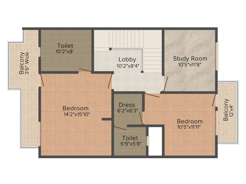 Chordias Park Retreat (4BHK+4T (2,617 sq ft) + Study Room 2617 sq ft)