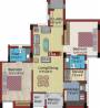 Ramani West Gate (2BHK+2T (1,275 sq ft) 1275 sq ft) Ramani West Gate (2BHK+2T (1,275 sq ft) 1275 sq ft)