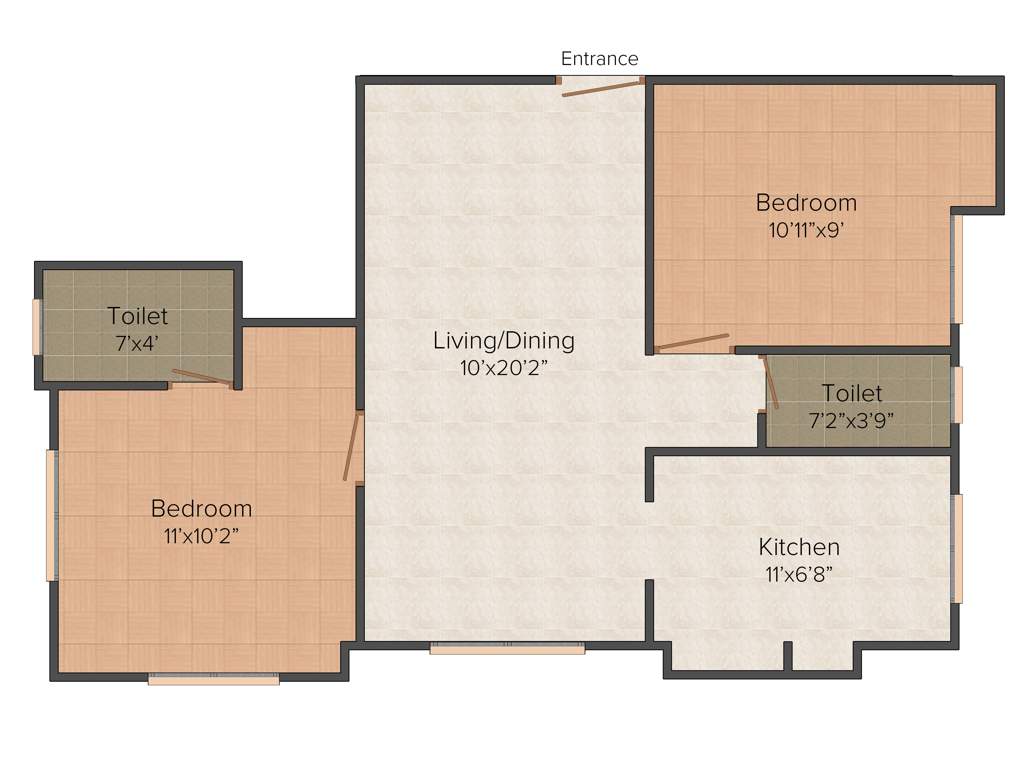 Navani Parijatham (2BHK+2T (794 sq ft) 794 sq ft)