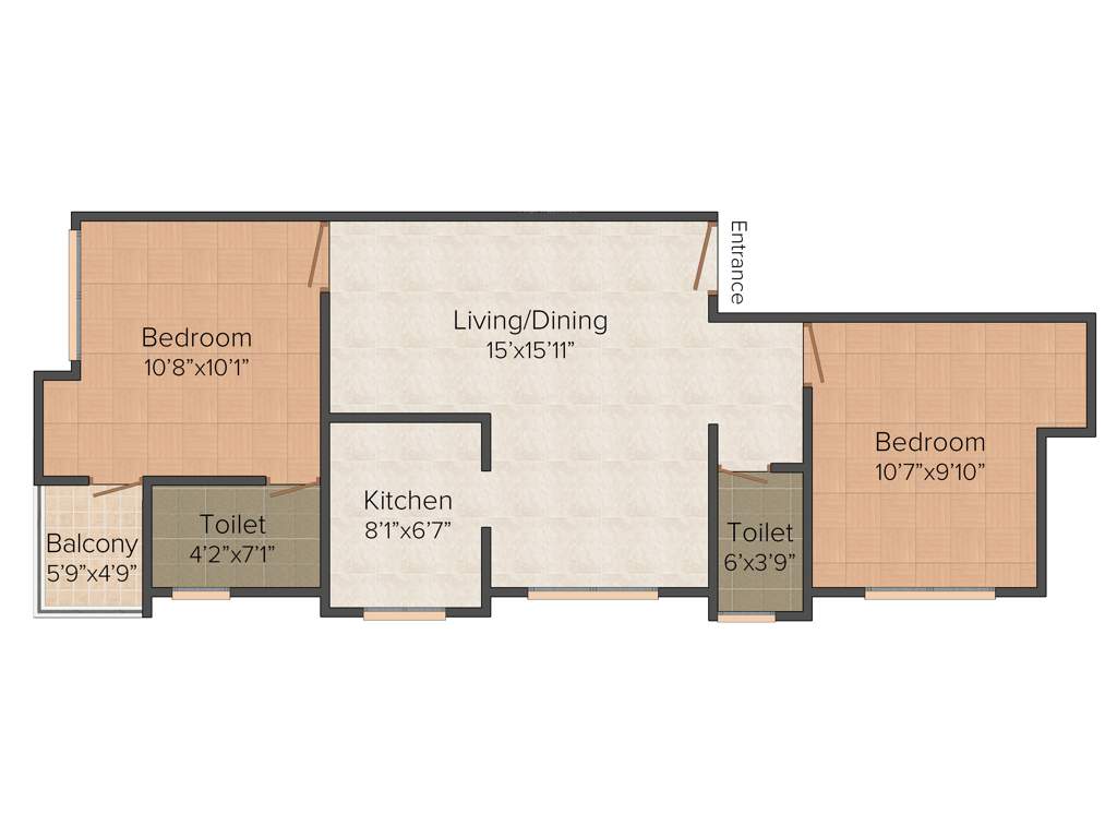 Navani Parijatham (2BHK+2T (749 sq ft) 749 sq ft)