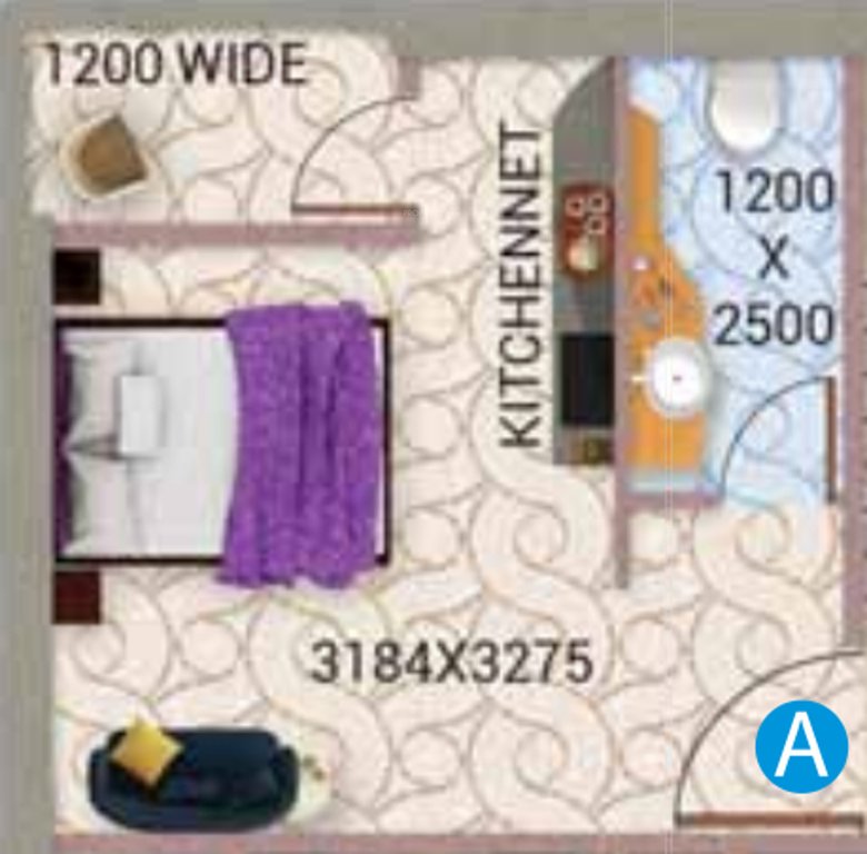 Jaas Studio 50 (1BHK+1T (363 sq ft) 363 sq ft)