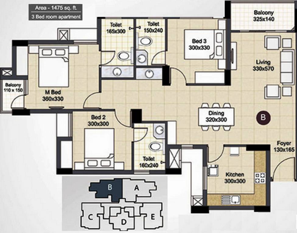 Skyline Crescendo (3BHK+3T (1,475 sq ft) 1475 sq ft) Skyline Crescendo (3BHK+3T (1,475 sq ft) 1475 sq ft)