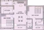 Vigneshwara Devaki Nagar (2BHK+2T (781 sq ft) 781 sq ft)