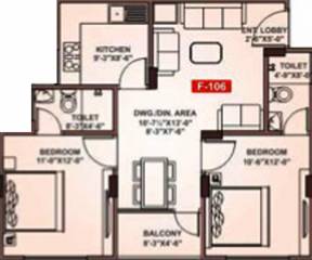 Shivgyan Residency (2BHK+2T (900 sq ft) 900 sq ft)