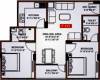 Shivgyan Residency (2BHK+2T (970 sq ft) 970 sq ft)
